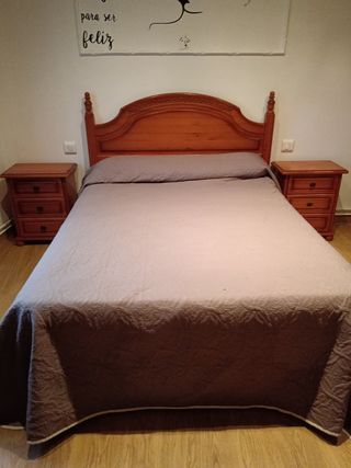 Cama Canapé, Cabecero, Sinfonier y 2 mesillas 