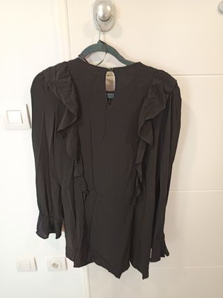 Vestido negro Zara. Talla S. Boho