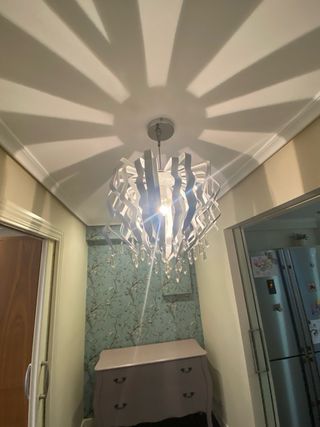 lampara colgante blanca