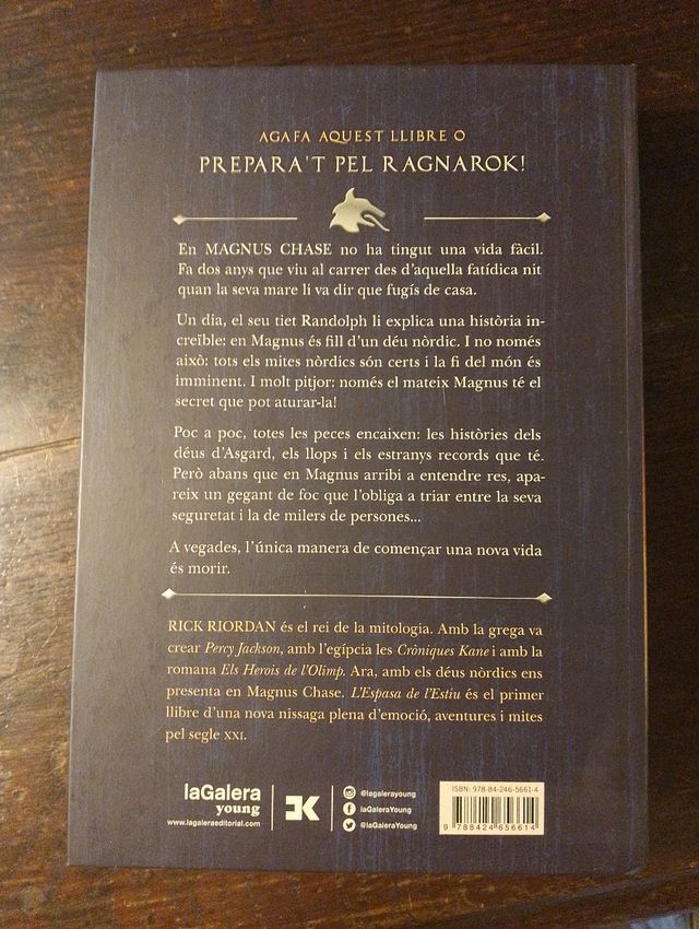 Magnus Chase i els Déus d'Asgard 1. L'Espasa de l'Estiu