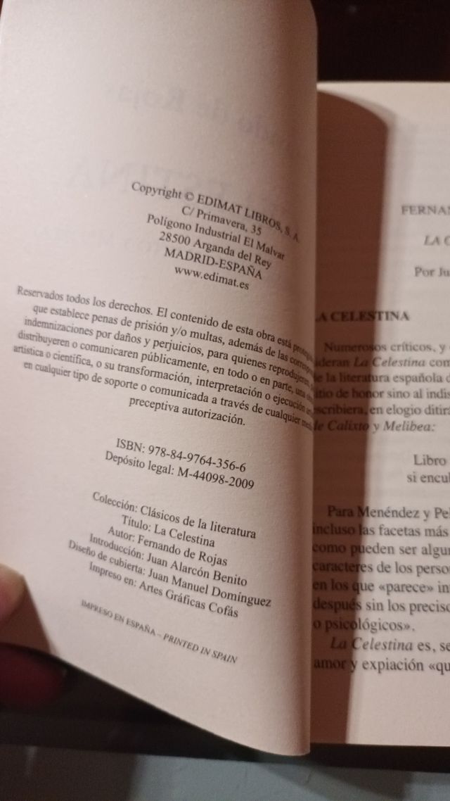 Libro la celestina