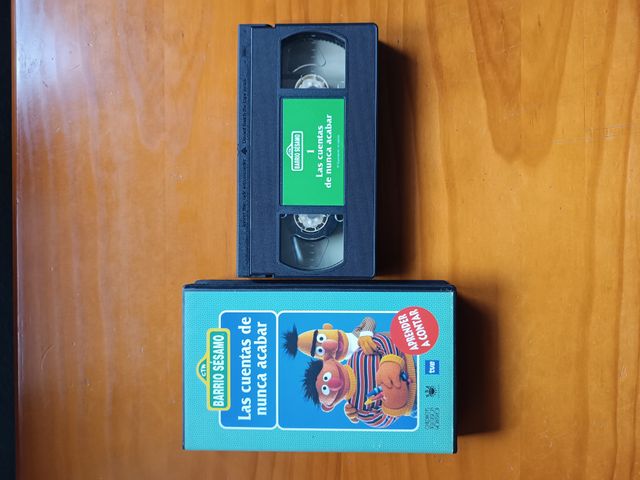 Cinta VHS nº 1 de “Barrio Sesamo”