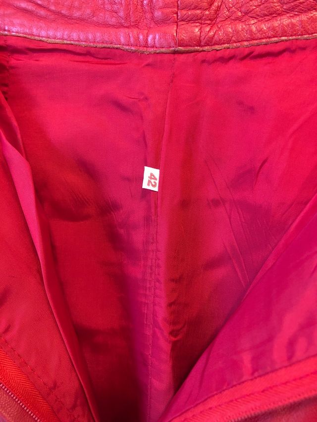 Pantalon piel mujer talla 42.