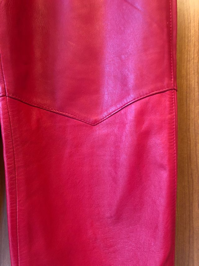 Pantalon piel mujer talla 42.