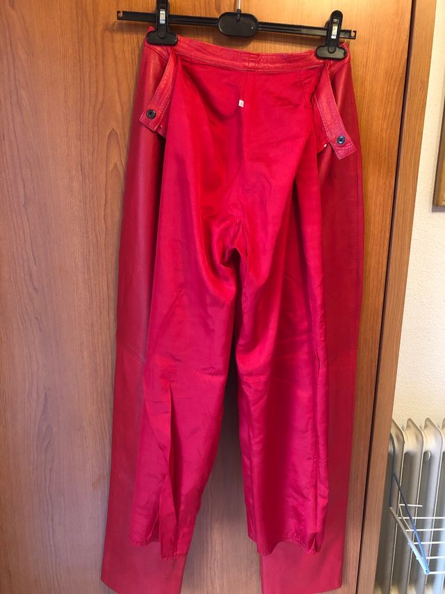 Pantalon piel mujer talla 42.