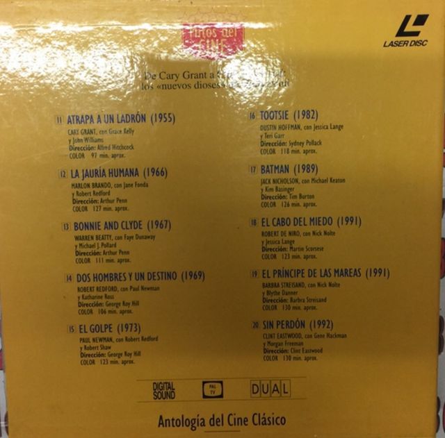 Colección Mitos del Cine + reproductor