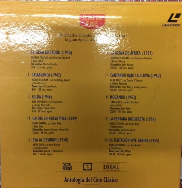 Colección Mitos del Cine + reproductor