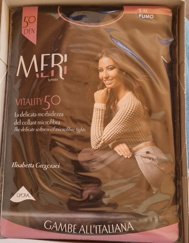 6 paia Collant microfibra 50 denari Meri 46