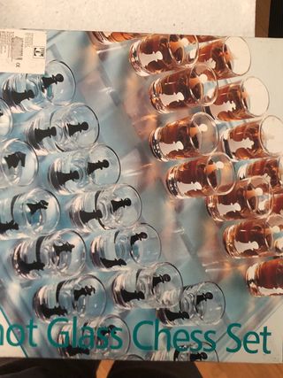 Scacchiera in vetro