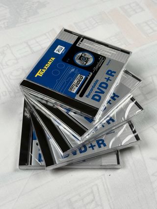 Pack de 5 DVDs Regrabables Traxdata DVD+R