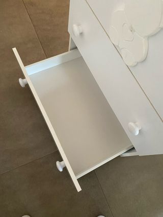 Fasciatoio neonato con cassettiera