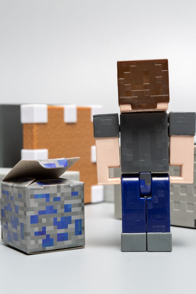 Minecraft Vagoneta Explosiva Mattel.