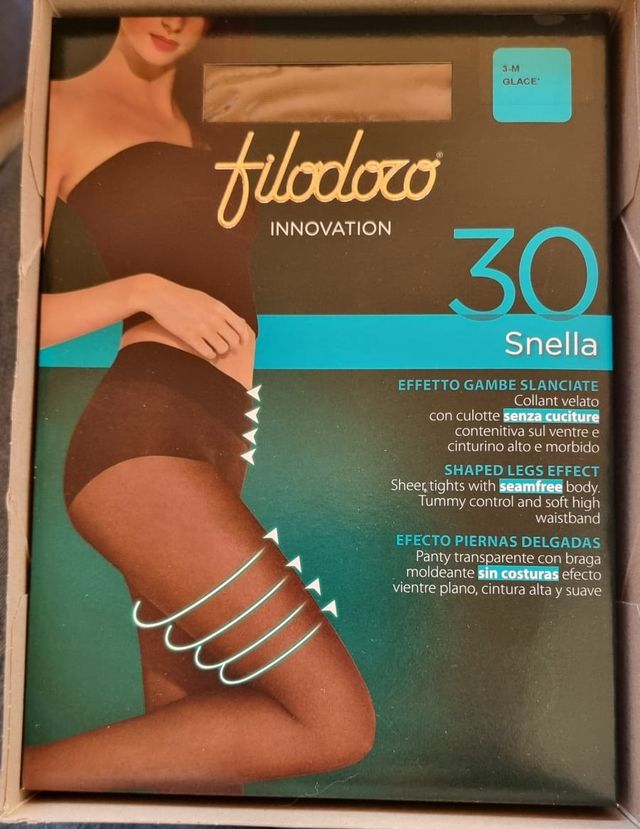 Collant Filodoro (5 paia) velato con culotte conte