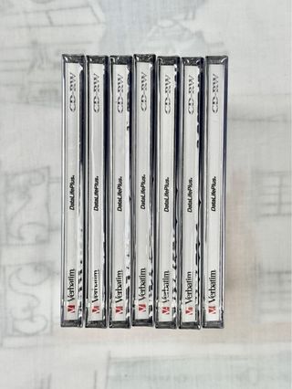 Pack de 7 CD-RW Verbatim 700MB Advanced SERL Nuevo
