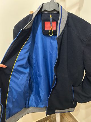 Chaqueta azul marino Dos Galgos