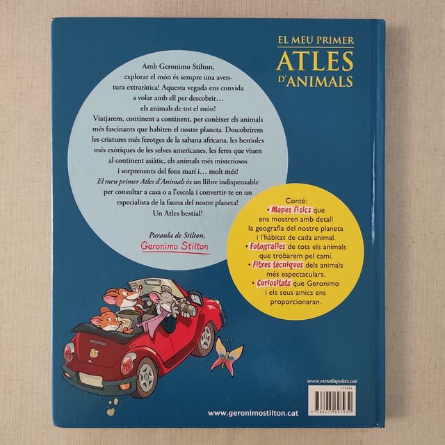 El meu primer atles d'animals Geronimo Stilton