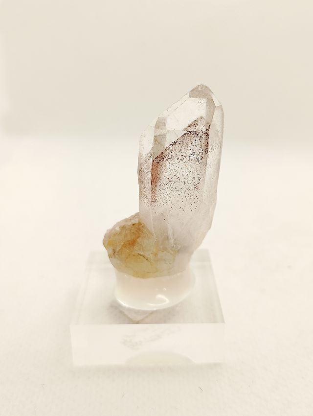 Cuarzo fantasma rojo de la India