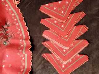 Tovaglia natalizia tonda