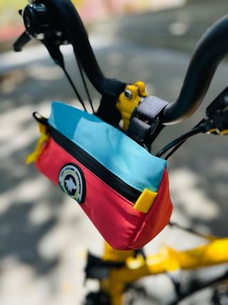 bolsa triangualar para manillar de bicicleta