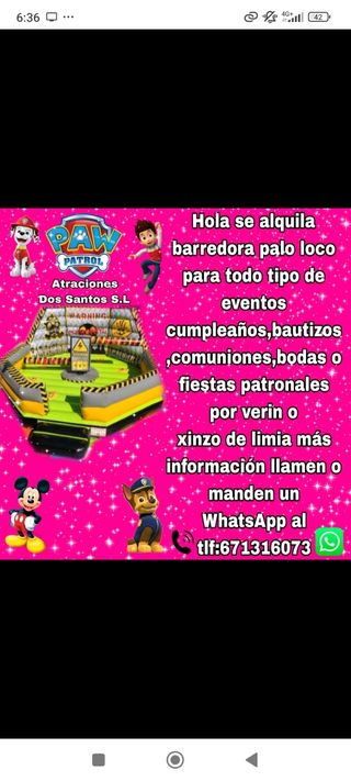 Se alquila Hinchable