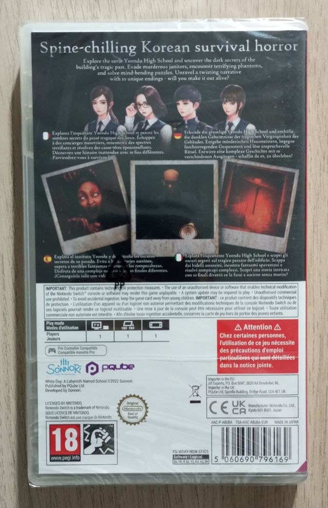 (PRECINTADO) White Day Nintendo Switch