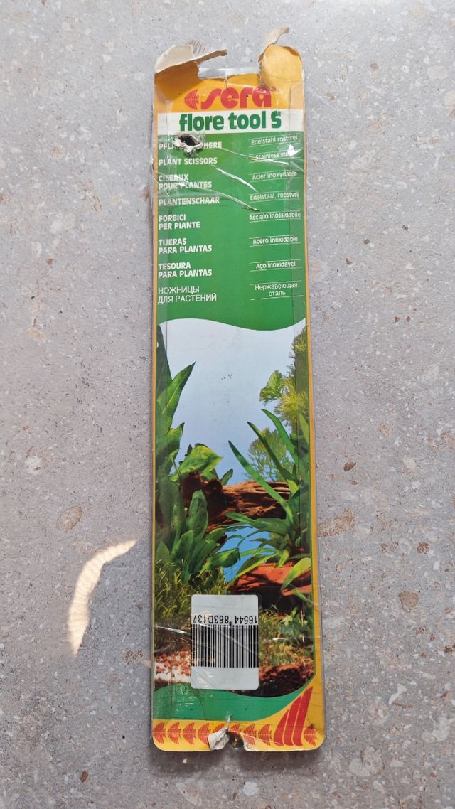 Tijera podar plantas acuario (nueva)