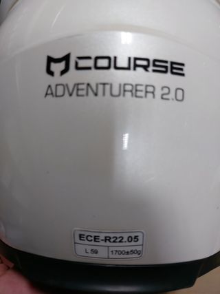 Casco moto Course