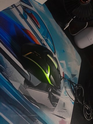 Ratón gaming con luces led