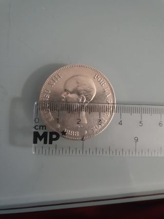 moneda rey Alfonso XIII plata