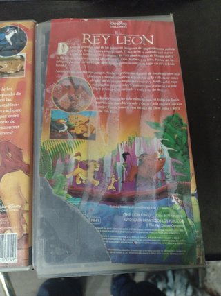VHS Rey león 1/2