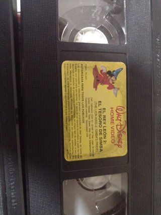 VHS Rey león 1/2