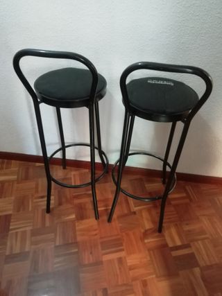 Butacas altas metal bar cafetería restaurant