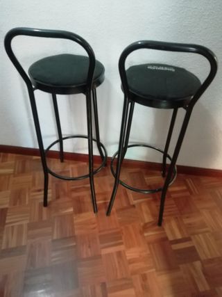 Butacas altas metal bar cafetería restaurant