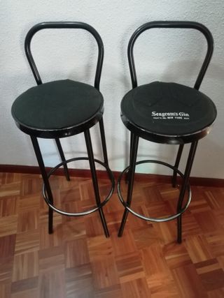 Butacas altas metal bar cafetería restaurant
