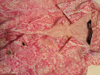 Camisa Zara animal print rosa