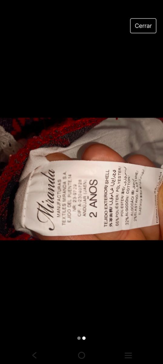 Vestido miranda 2 años