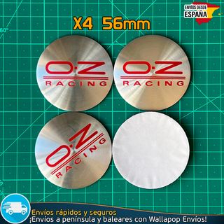 X4 Emblemas OZ 56mm Pegatinas Tapacubos Llantas