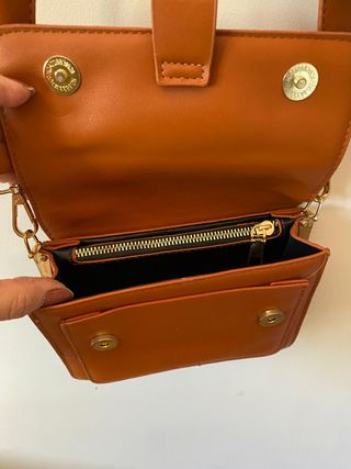 Bolso bandolera de piel sintética