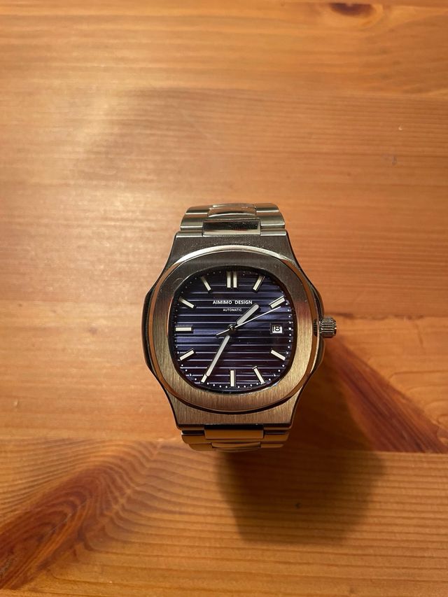 Reloj Automatico Estilo Nautilus