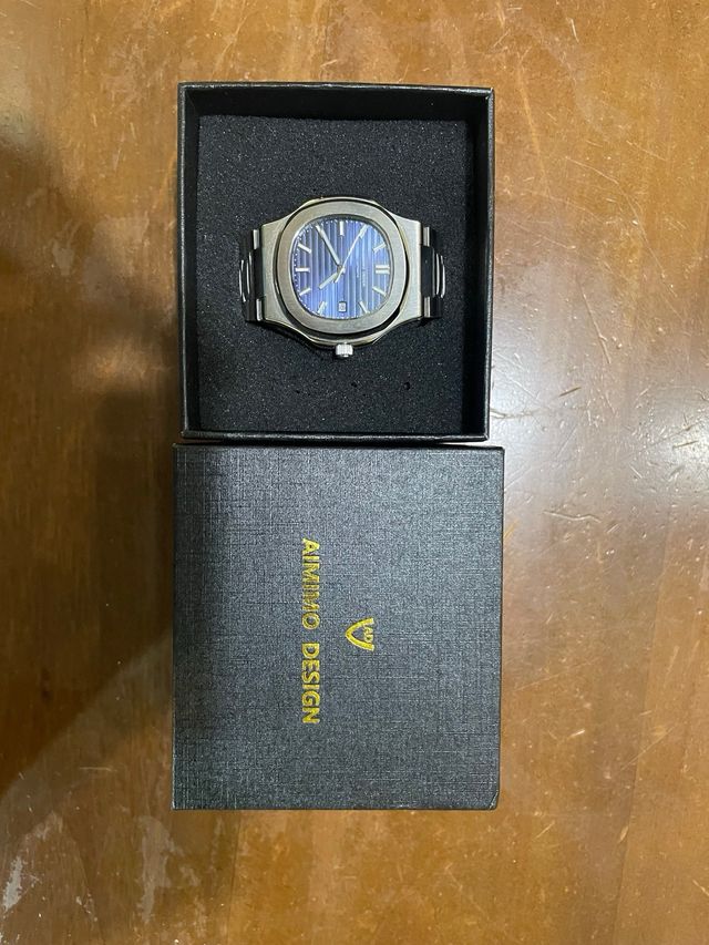 Reloj Automatico Estilo Nautilus