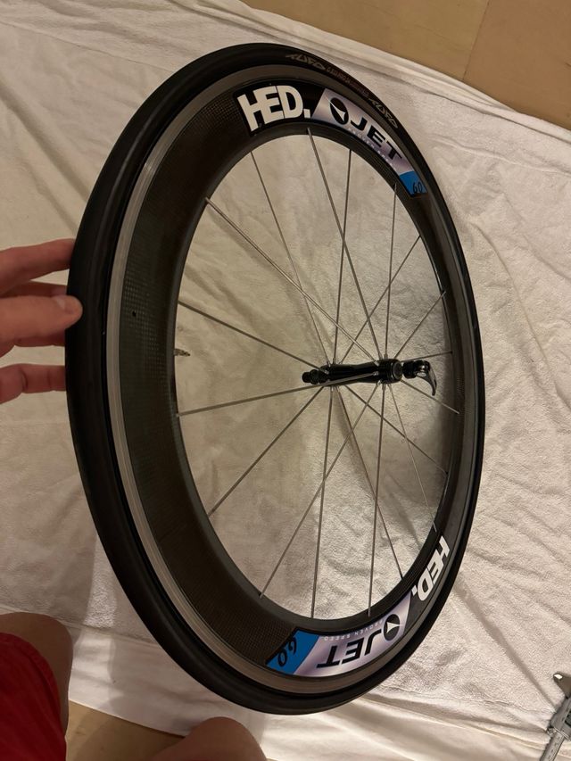 Rueda Delantera Ruedas Hed Carbono Llanta Delantera Hed Jet Proven