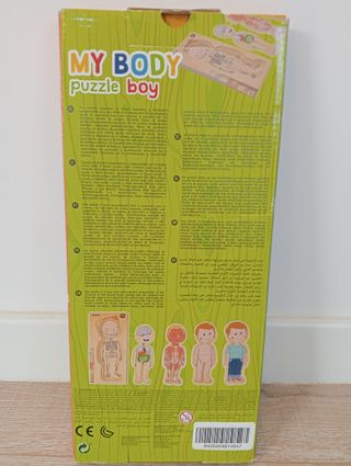 Puzzle educativo - My body