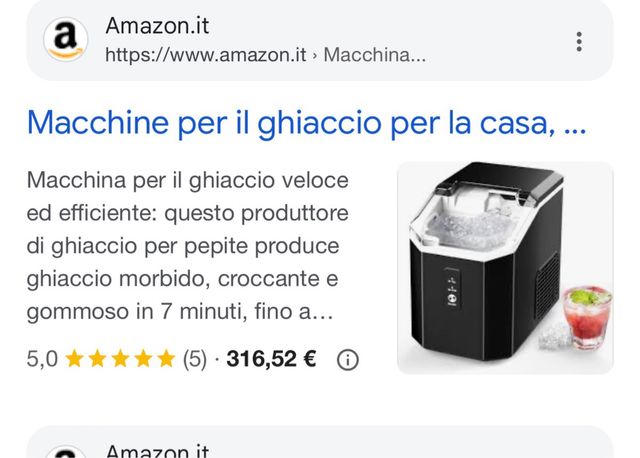 Macchina per cubetti di ghiaccio 