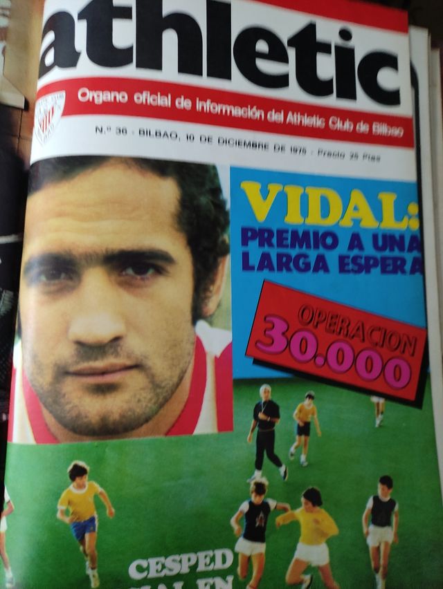 Revistas Athletic encuadernadas años 70