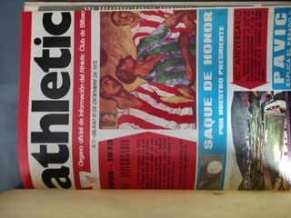 Revistas Athletic encuadernadas años 70
