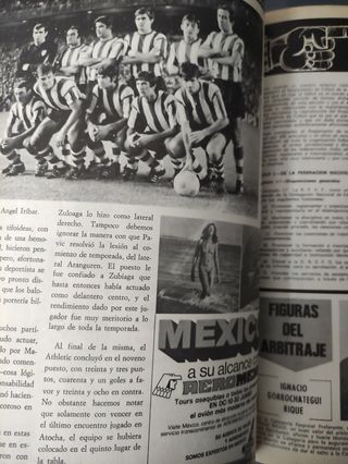 Revistas Athletic encuadernadas años 70