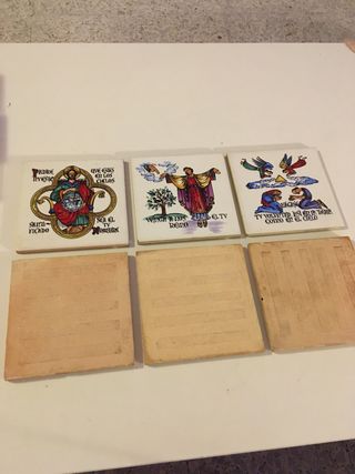 Azulejos con Padre Nuestro