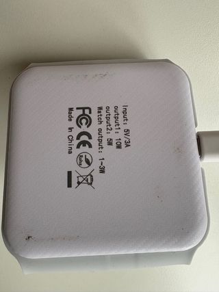 Cargador iPhone Lightning, Apple Watch y AirPods 
