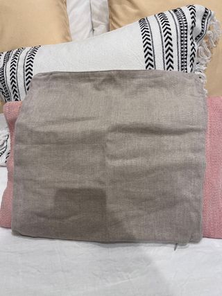 Funda cojin lino Zara Home