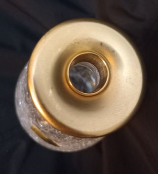 BOTELLA PERFUME CRISTAL CRAQUELADO